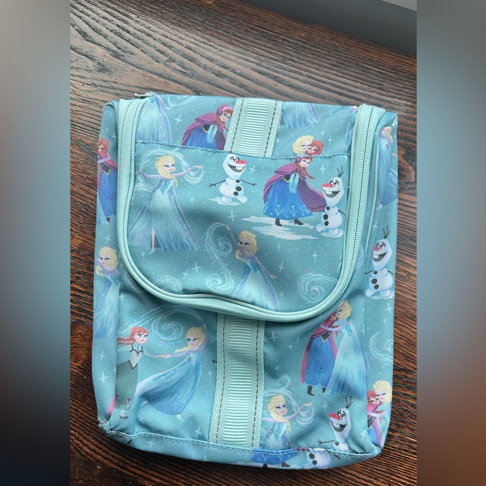 Pottery Barn Kids Blue Frozen Themed Toiletry Bag